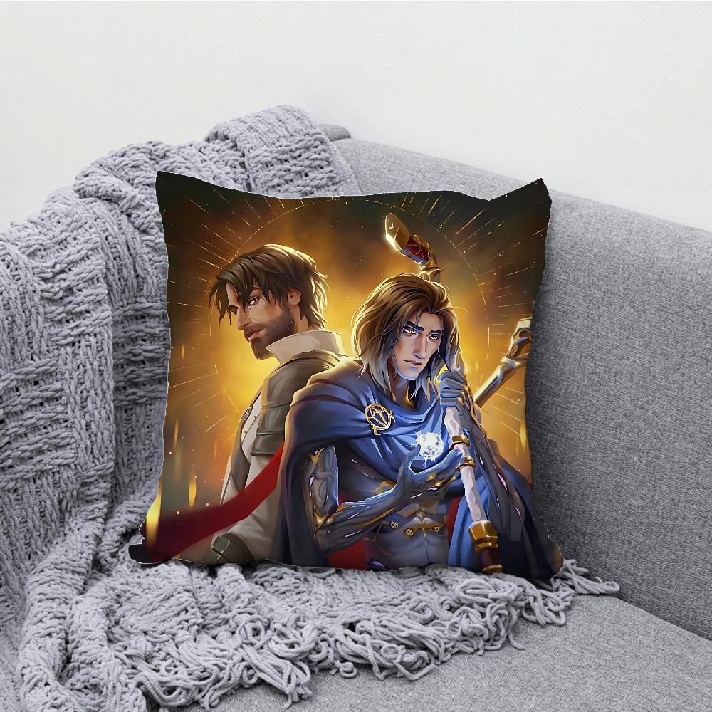 JayVik Jayce Viktor Funda de Almohada Fundas Suaves para Cojines para Decoración de Sofá de Granja Decoraciones para el Hogar y Funda de Almohada Protectora