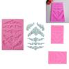 Premium Quality Silicone Fondant Mould With Vintage Baroque Cake Border Design