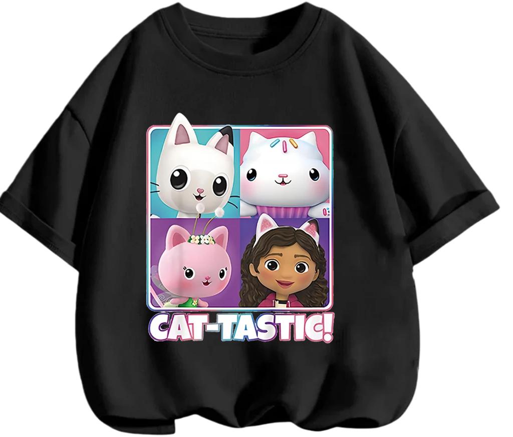 Lightweight Short Sleeve T Shirt Gabbys Dollhouse Cute Kawaii Print Casual Daily Street Clothes Kids Boys Girls 3 14 Years