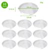 Clear Plastic Plant Saucers 10/24pcs 6-12 Inch Flower Pot Drip Trays For Indoor Outdoor Water Catcher Transparent Plant Trays