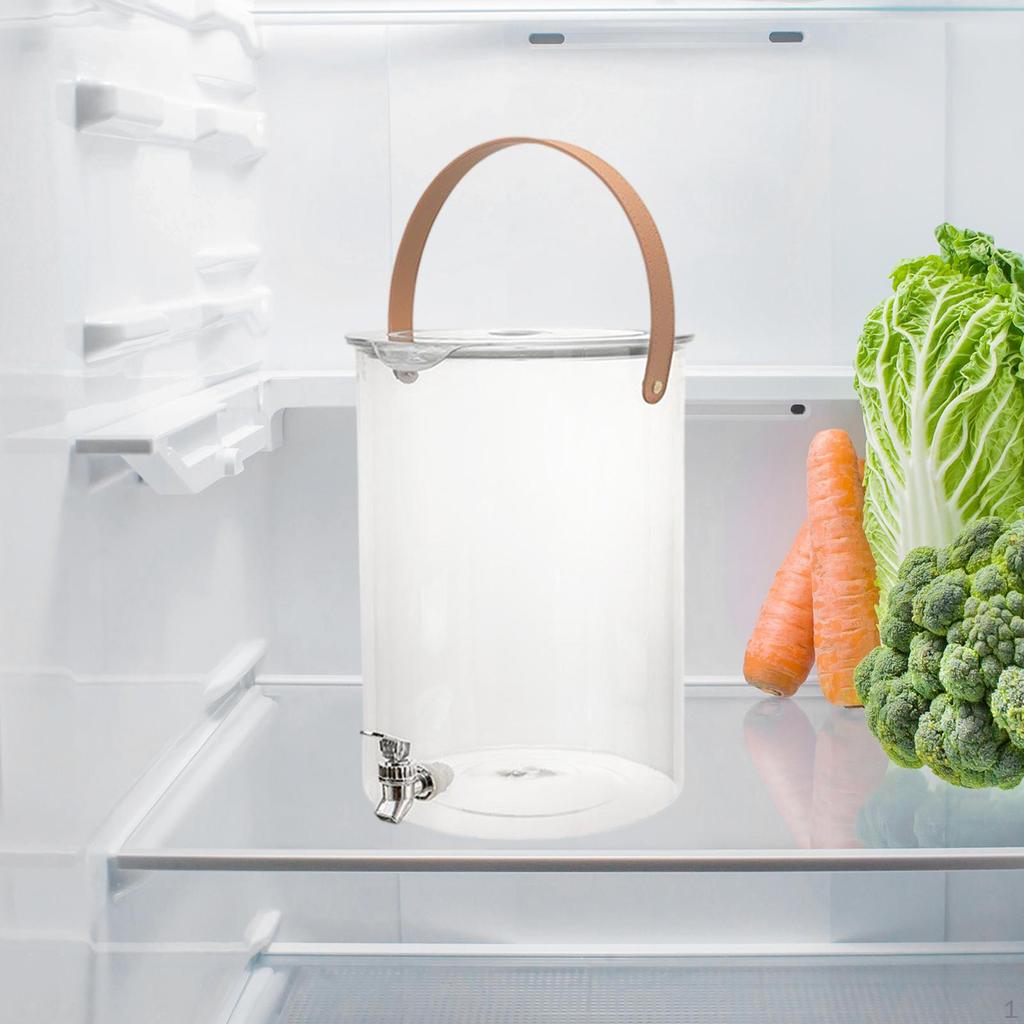 Beverage Dispenser, Barrel with Handle And Closure, Functional Leak, Made of PP, for