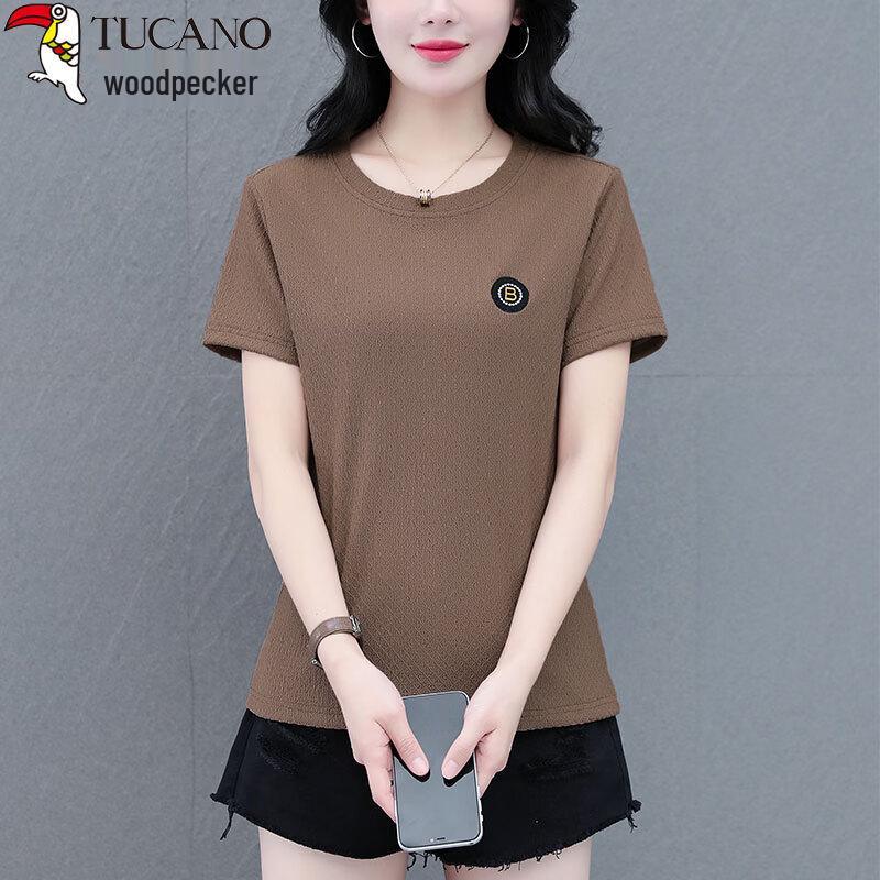 Woodpecker Women's Ice Silk Short Sleeve T-Shirt
