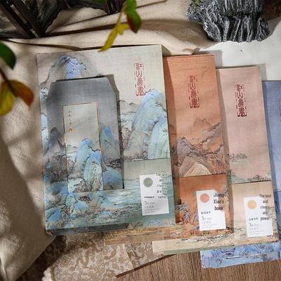 Mu Ran Scenic Love Letter Envelopes & Paper Set - Elegant Ancient Style