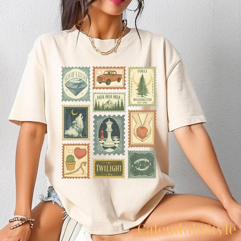 Twilight Theme Fox City Tshirt Hoa Hoa Hoa Seasonal Tshirt Fox City Washington State Tshirt Stephanie Meyer Tshirt