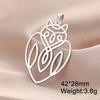 Dawapara Gothic Witch Raven Animal Bird Pendant Eagle Crow Owl Charm for Jewelry Making Stainless Steel Accessories