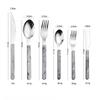HANYANG Home & Kitchen Dining & Bar Dinnerware Stainless Steel Knife Fork Spoon Set of Cutlery Flatware Sets