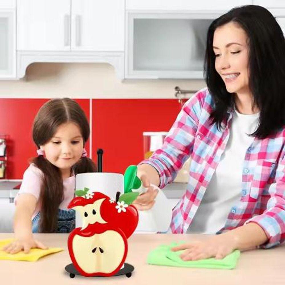 Metal Standing Paper Towel Holder Cute Tissue Roll Holder Practical Toilet Tissue Holder  Farmhouse
