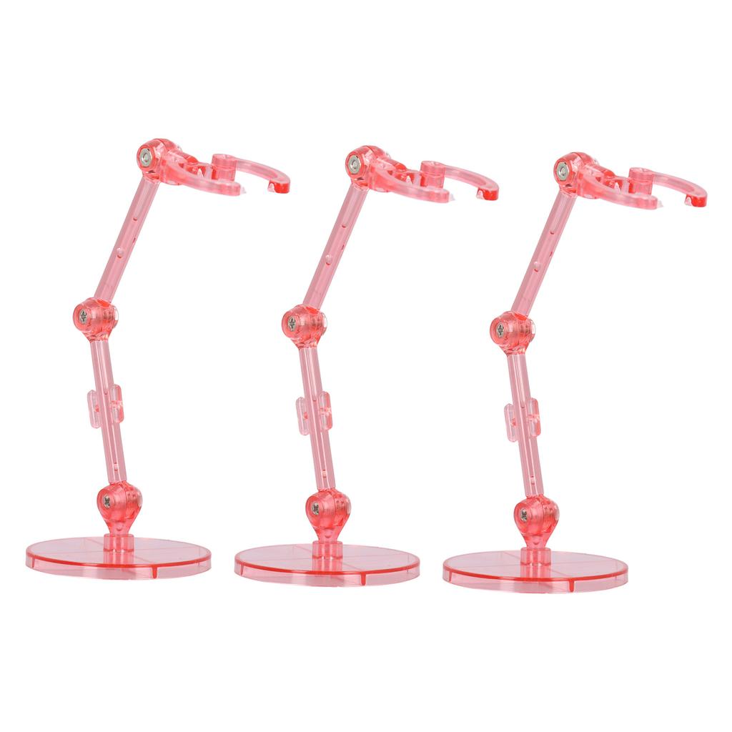 10PCS Action Figure Stand Plastic Translucent Doll Model Support Display Holder Base for 6 Inch