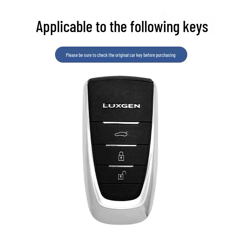 Compatibil cu 21 de modele Luxgen: URX, U5, NA5, U6, DA7, MPV 13-15 Carcasă Metalică Cheie Auto.