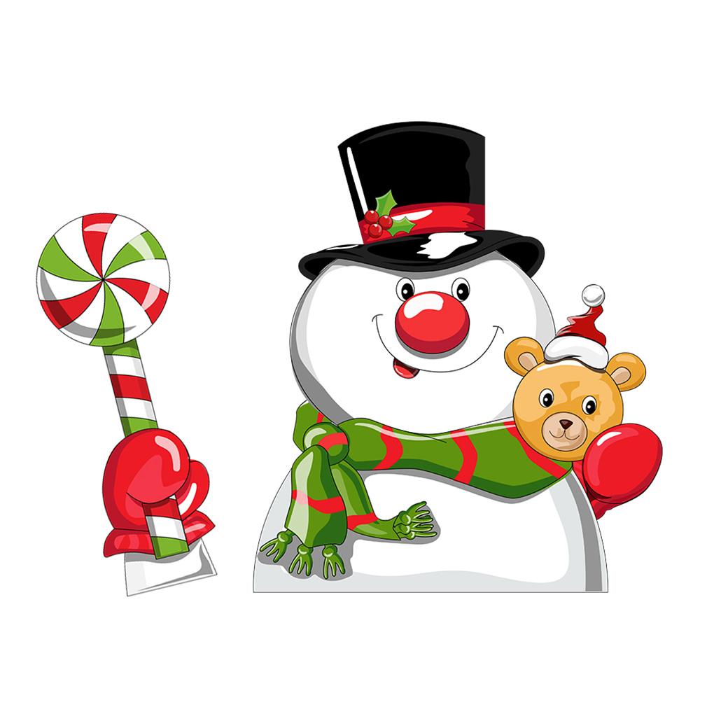 Car Stickers Car Rear Windshield Decals Christmas Decoration Waving Wiper Stickers Rear Window Wiper Decor