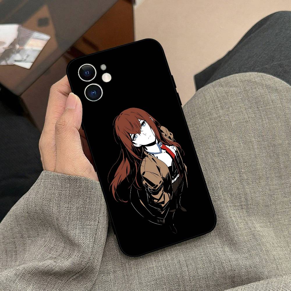 Steins;Gate Phone Case Black Phone Case For IPhone 17/16/15/13/14 Pro Max/ 11Plus/X/Xr/Xs Max 13mini