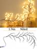 Xiaomi 72/96/144LEDS USB Willow Vine Branch Lights 8 Modes Warm White Light for Wall Room Kitchen Coffee Shop Christmas Halloween Decor