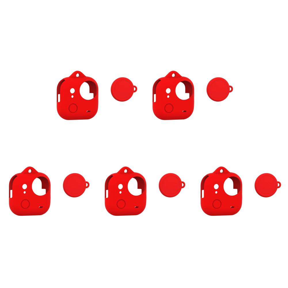 3/5Pcs For Insta360 Go Ultra Silicone Action Camera Case Dust-Proof Protective Cover Anti-Scratch Shell Action Camera Accessorie