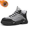 Winter new men's shoes Northeast snow boots men's piled thickened warm Martin boots men's outdoor non-slip cotton shoes