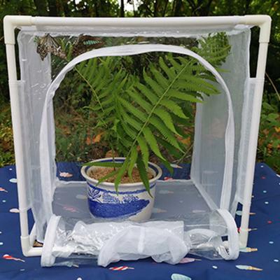 Mesh Cage Wear Resistant Collapsible PVC Plant Small Animal Observation Net Cage for Outdoor