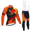Autumn and Winter Men's and Women's Long-sleeved Velvet Thermal Mountain Bike Riding Clothes Road Bicycle Sportswear Cover