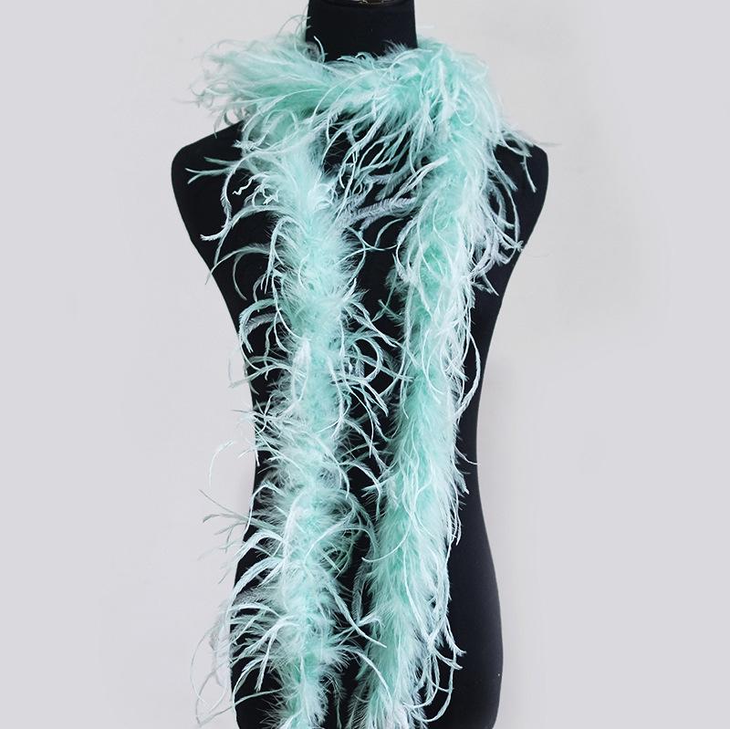 

Ostrich Feather Boa for Clothing Decoration & Stage Performance - 13-15cm