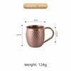 Rust-proof Beer Mug 520ml Cold Drink Cup Creative Moscow Mule Mug  Coffee Cup