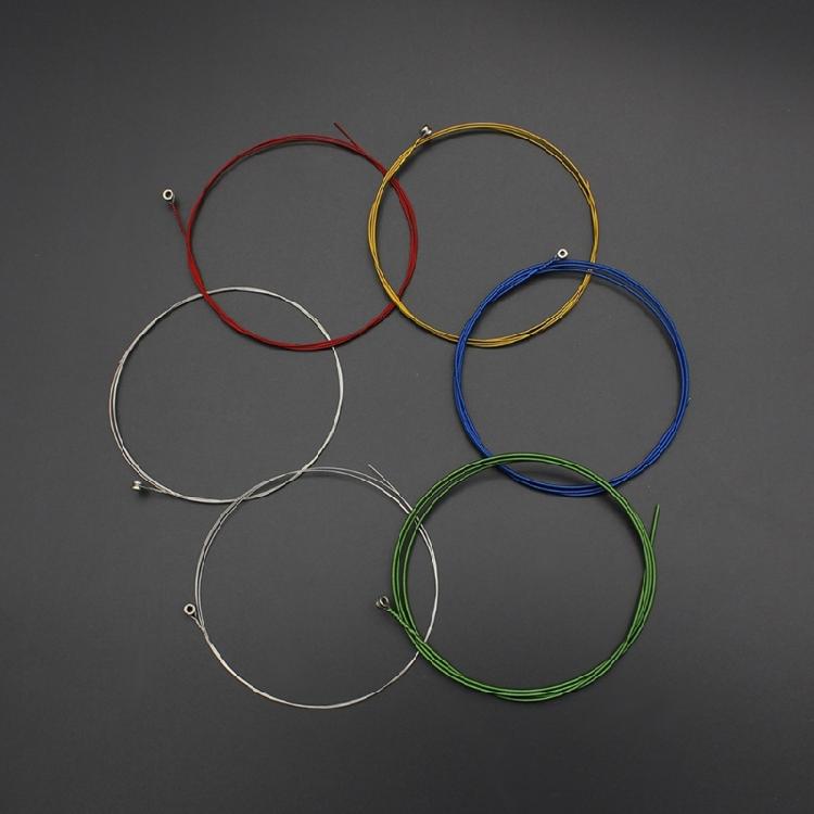 Set of 6 Guitar String Replacements Acoustic Guitar Strings Part Stainless Steel
