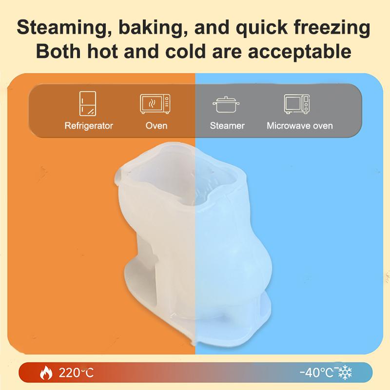 Cartoon Horse Shape Silicone Cake Mousse Mold Horse Design Stereoscopic Chinese Year Diy Decor Dessert Making Tools