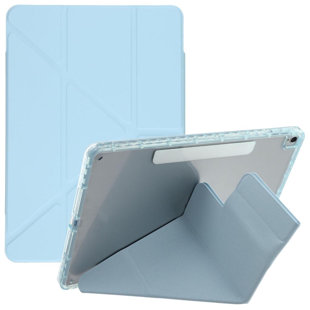 Tablet Case For iPad 10.2 (2021)/(2020)/(2019)/Air 10.5 inch (2019) Magnetic Dual Clasp PU TPU Acrylic Origami Stand Cover