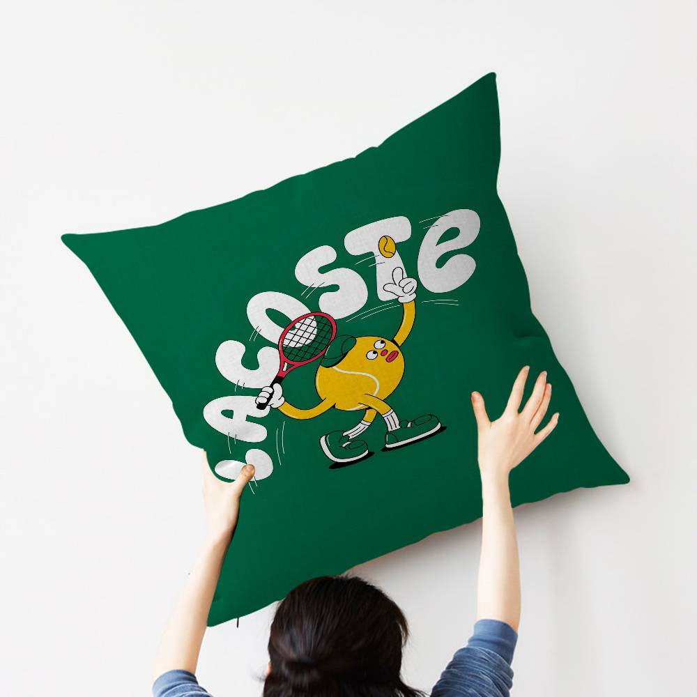 

Cute tennis pictures Pillow Cushion Cover Pillowcase Living Room Sofa Home Decor Customized 12x12Inch