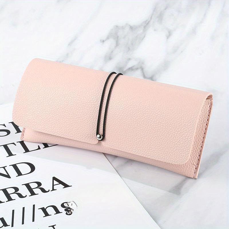 Glasses Case Cover with Rope Buckle Storage Box Sunglasses Case Pouch Eyewear Container Organizer