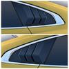 For VW Volkswagen Arteon CC 2017 2018    ABS Carbon Fiber Rear Triangle Window Shutter Cover Trims Car Accessories