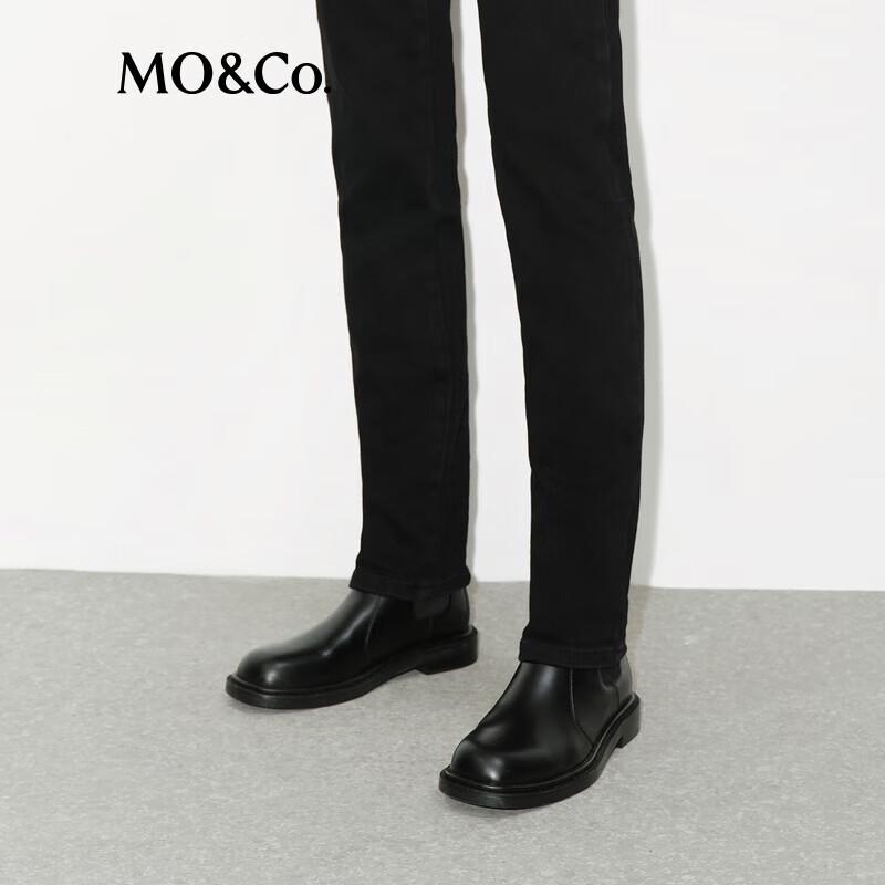 MO&Co. Women's Cashmere Blend Slim Fit Denim Cropped Jeans