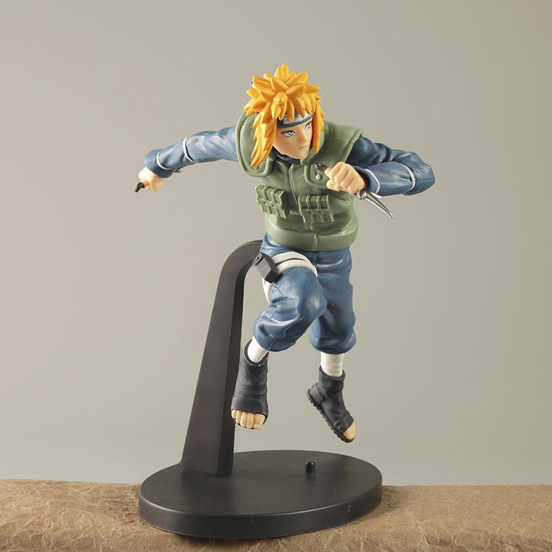 Naruto Shippuden Anime Action Figure Namikaze Minato Youth 4th Generation Ninja Figurine Pvc Collectible Model Toys Kid Gifts