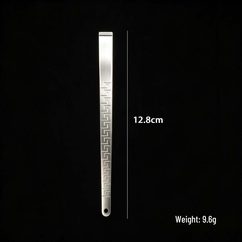 Pediküre-Messerset aus Edelstahl: Doppelköpfiger Nagelhautschieber mit Rasierklinge, Fußfeile & Peeling-Werkzeug