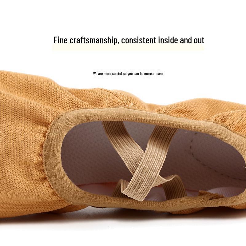 Camel Soft Sole Cat Paw Dance Shoes for Women and Children – Indoor Ballet & Yoga Footwear