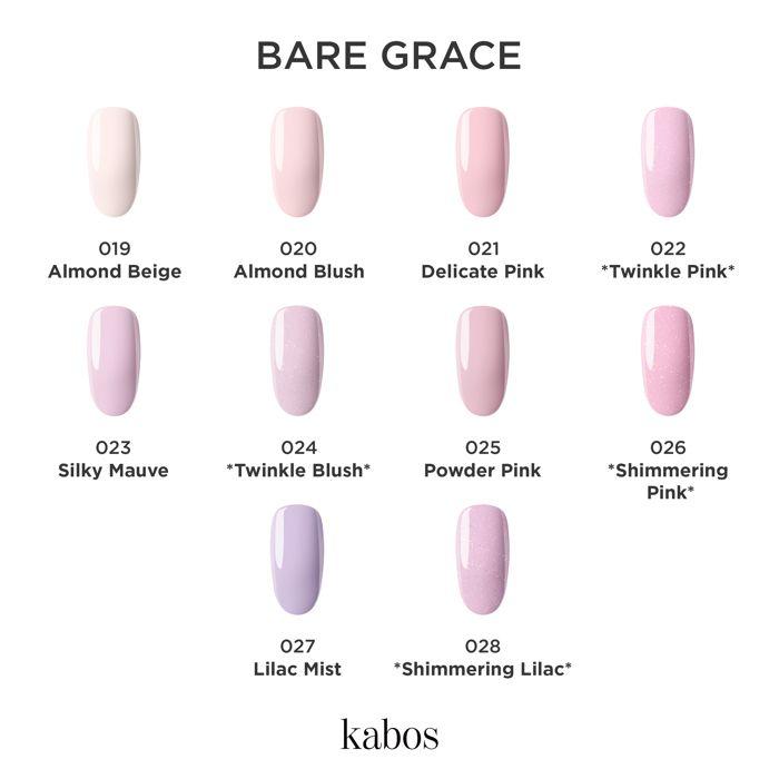 Vernis à ongle - Kabos Gelike 019 - Beige Almond - 8 ml - Formule douce pour ongles sensibles