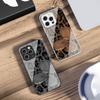 Leopard Purple Butterfly For IPhone 16 Pro Max 15 Pro 14 13 12 Mini 11 XS M ax XR 7 8 Plu SE 2022 Tempered Glass Phone Case