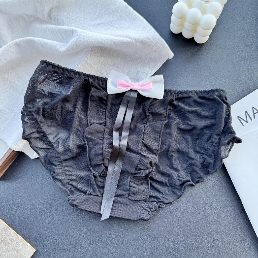 Clearance Ice Silk Lace Low-Rise Women's Panties