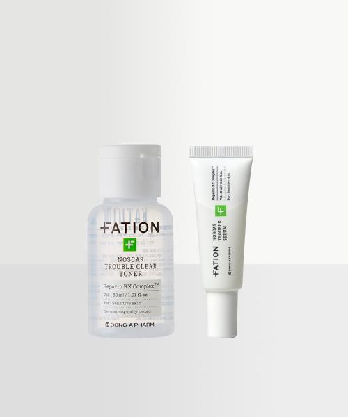 FATION Noscarnine Trouble Toner 30ml + Serum 5ml Set NONE
