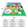 BFDI Inanimate Insanity Coperta Calda Morbida Confortevole Plaid Peluche per Arredamento Casa Picnic Flanella Copriletto Copri Letto