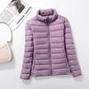 New Light and Thin Down Jacket Women's Short Hooded Stand-up Collar Light and Slim Outdoor Thin Large Size Women's Jacket