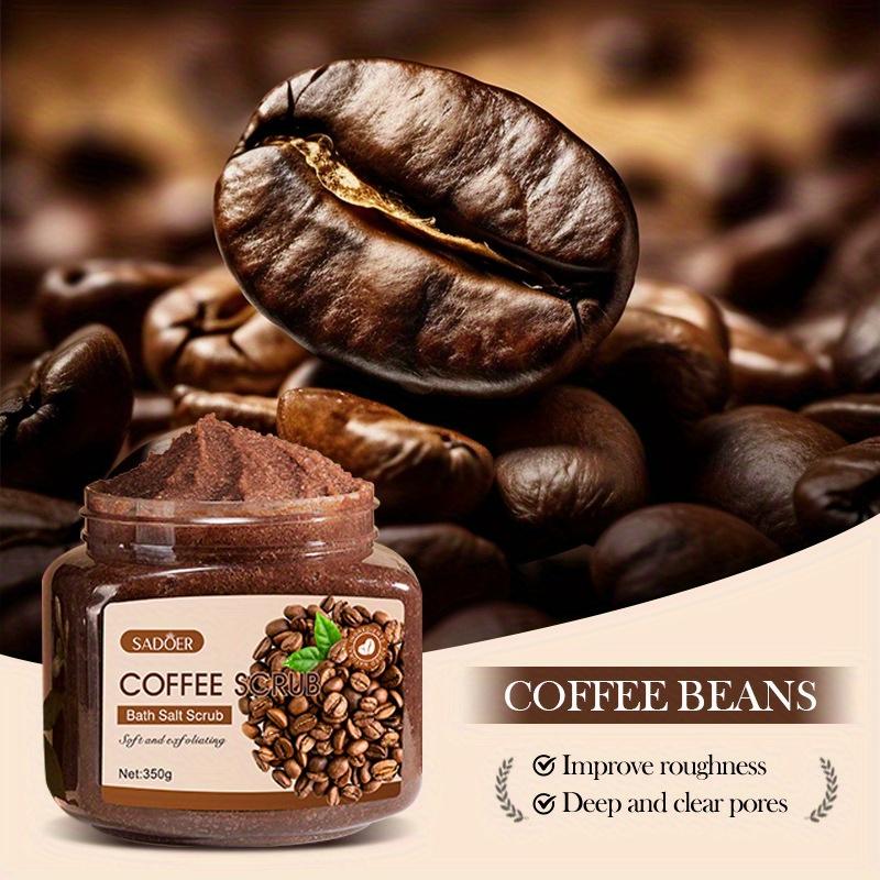 350g Scrub Cream. Rose Scrub, Coffee Exfoliating Scrub, Large Capacity Body Cleansing Scrub