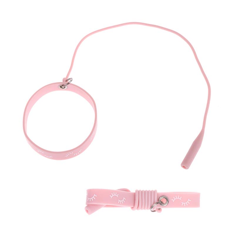 Silica Gel Wrist Strap Silicone Grafting Eyelash Tweezers Bracelet Wrist Strap Silicone Tweezers Auxiliary Makeup Tool For Girl