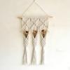 Nordic Style Handwoven Tapestry Boho Woven Tapestry Living Room Bedroom Decor Woven Basket