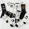 Lolita Skateboard Cotton Socks Women Cute Pattern Hip Hop Crew JK Socks Funny Novelty White Socks Cool Harajuku Designer Socks