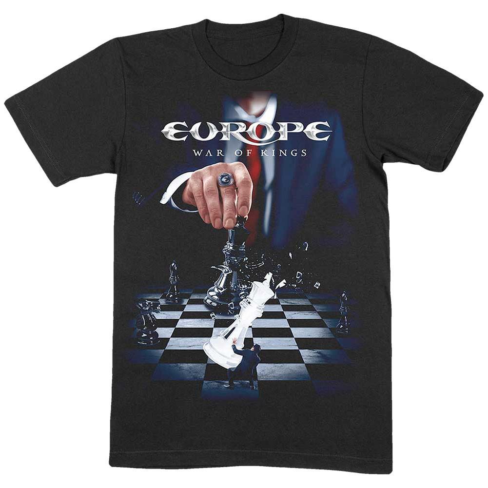 Men s Europe War of Kings Slim Fit T-shirt Medium Black 2XL