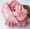 Luxury Brand Plaid Scarves Cotton Shawls Lovers Winter Warm Plaid Shawl Double Layers Tassel Scarves