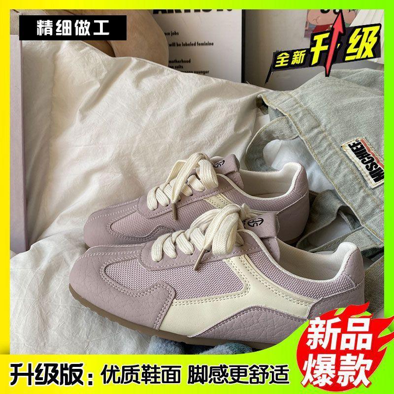 

Плоская пружина новая обувь сочетание цветов универсальная мода повседневная спортивная повседневная обувь ранняя весна 40 фиолетовый