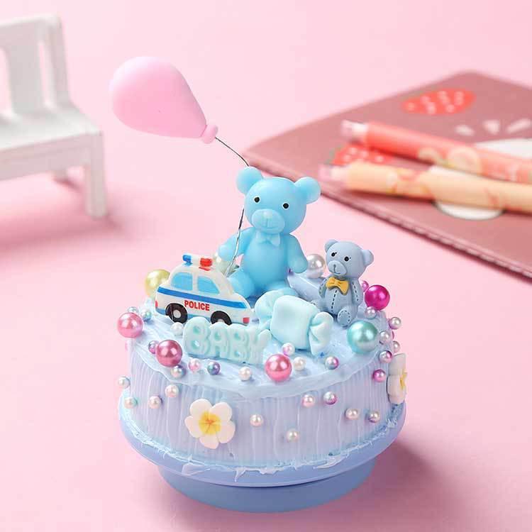 DIY Cartoon Music Box - Handmade Rotating Birthday Gift & Educational Toy for Kids