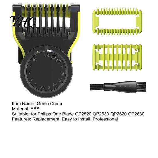 Zestaw nasadek grzebieniowych ABS 14 długości regulowany do Philips One Blade QP2520 QP2530 QP2620 QP2630 Trymer elektryczny Nasadka golarki Pozycjonowanie Czyszczenie