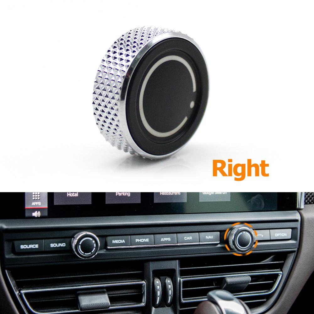 Car Dashboard Multi-media CD Player Audio Volume Control Knob Switch Button For Porsche Cayenne 7P5 Panamera 970 Macan 95B