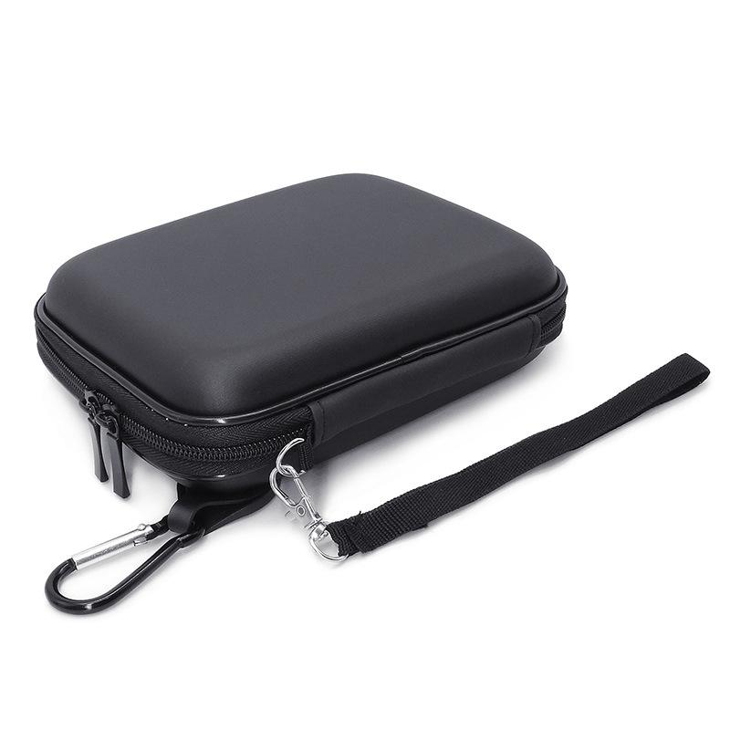 Household Portable Storage Bags Black Hard Nylon Carry Bag Compartments Case Cover for 2.5" HDD Hard Disk Convenience Tools