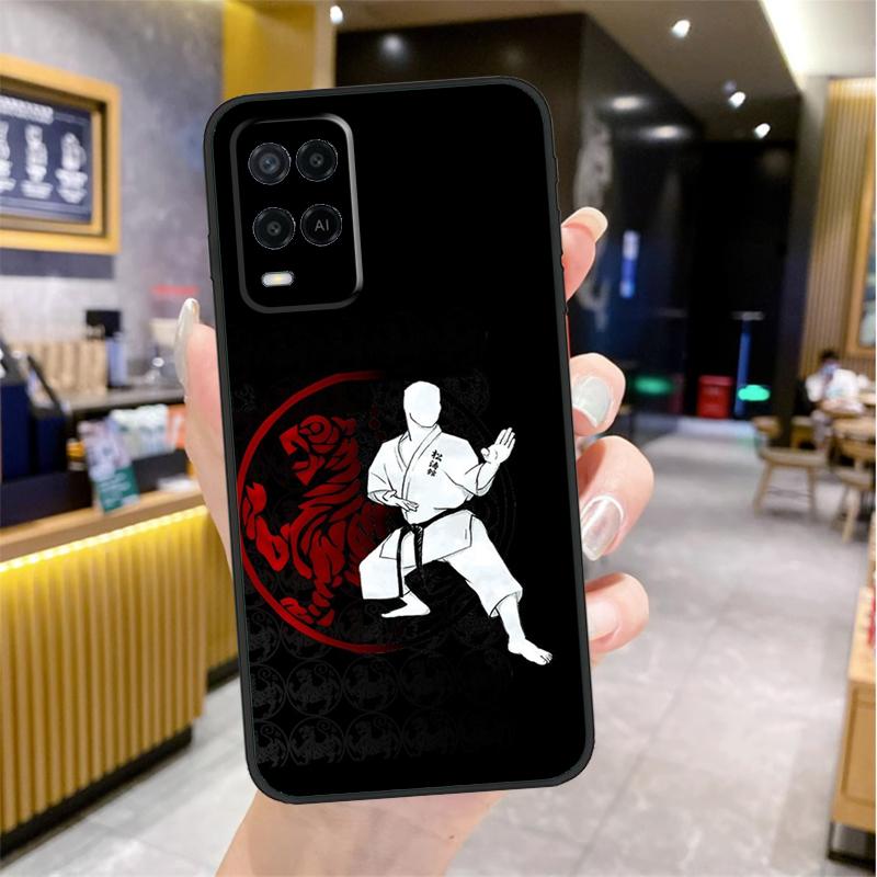 Shotokan Karate Symbol Case For Oppo A96 A76 A16 A17 A18 A60 A80 A40 A38 A58 A78 A98 A94 A74 A54 A15 A57 A77 A5 Pro